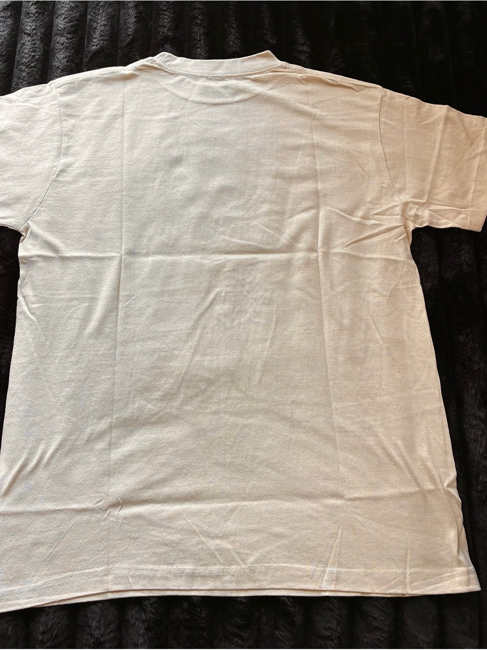New Luxury LV Off White Cotton Tee Shirt Size L - Picture 4 of 5